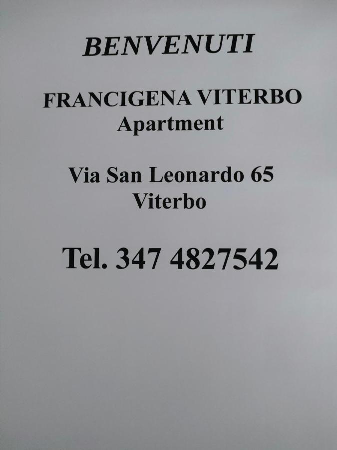 Francigena Viterbo Apartment Con Parcheggio Gratuito A Soli 2 Minuti Dış mekan fotoğraf