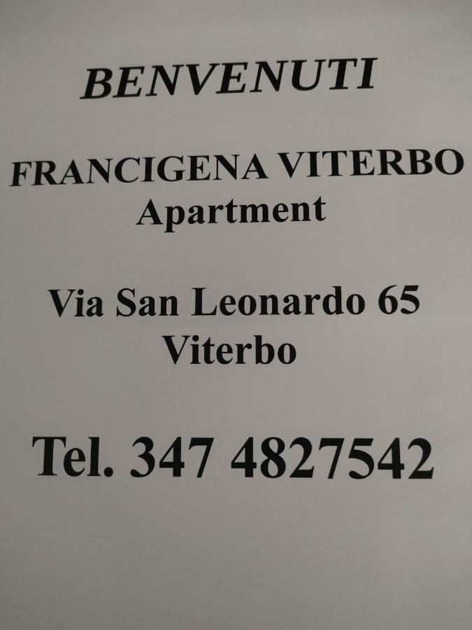 Francigena Viterbo Apartment Con Parcheggio Gratuito A Soli 2 Minuti Dış mekan fotoğraf
